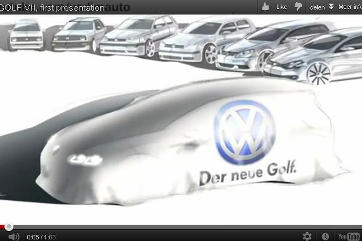 Volkswagen Golf VII teaser
