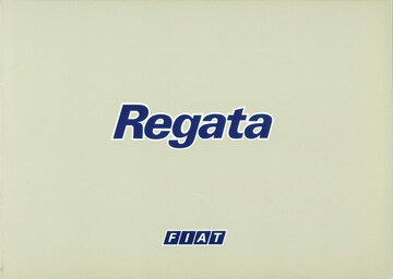 Brochures Fiat Regata - Folders