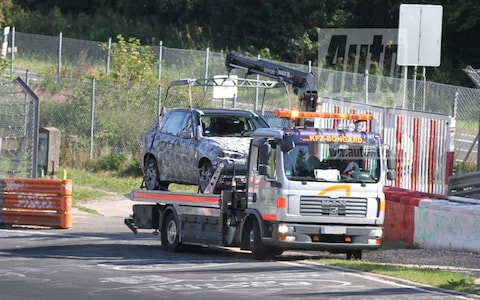 Nieuwe BMW X5 met panne