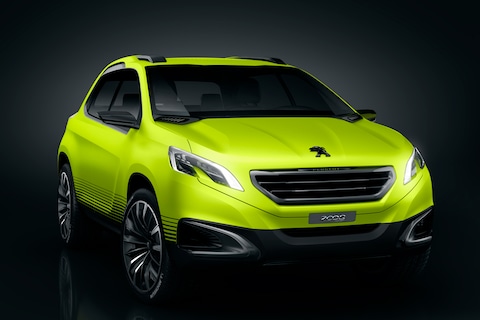 Lekker geel: de Peugeot 2008 Concept