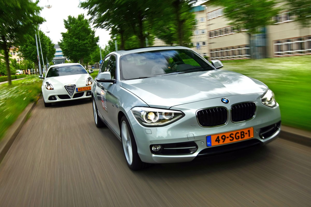 Dubbeltest Alfa Giulietta BMW 118i