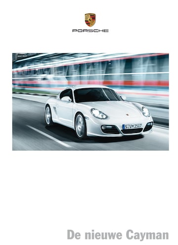 Brochure Porsche Cayman
