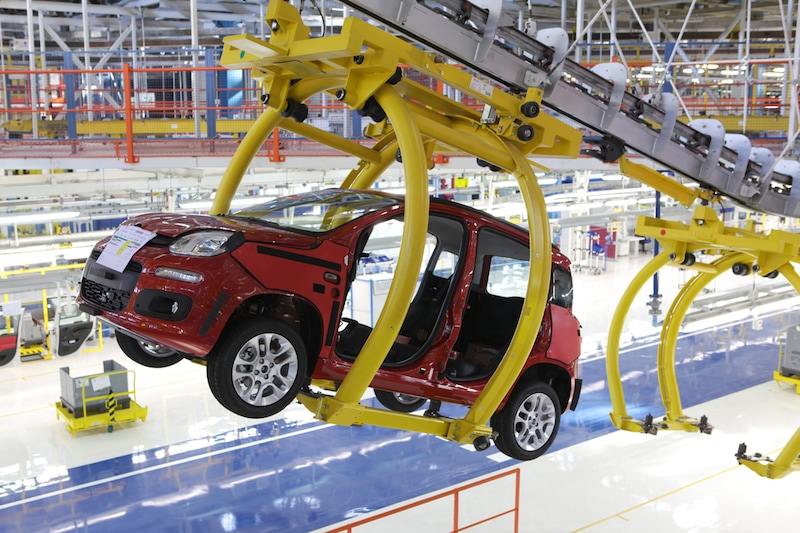 Fiat Panda assemblage