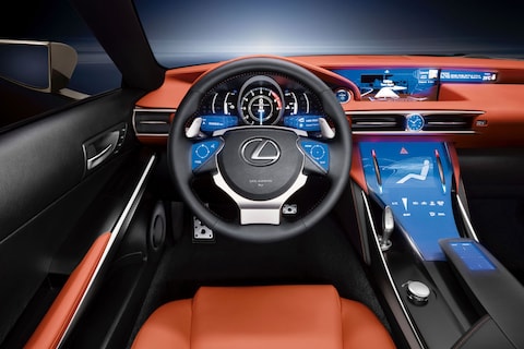 Lexus LF-CC heeft een bijzonder dashboard