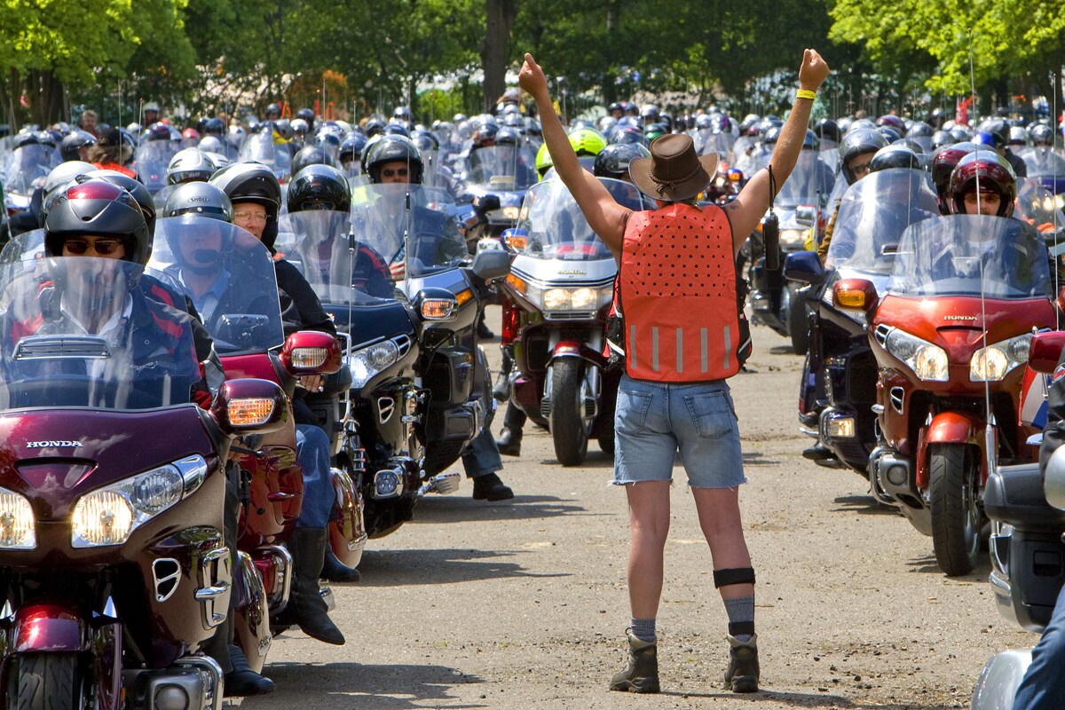 Motorfietsen (foto ANP)