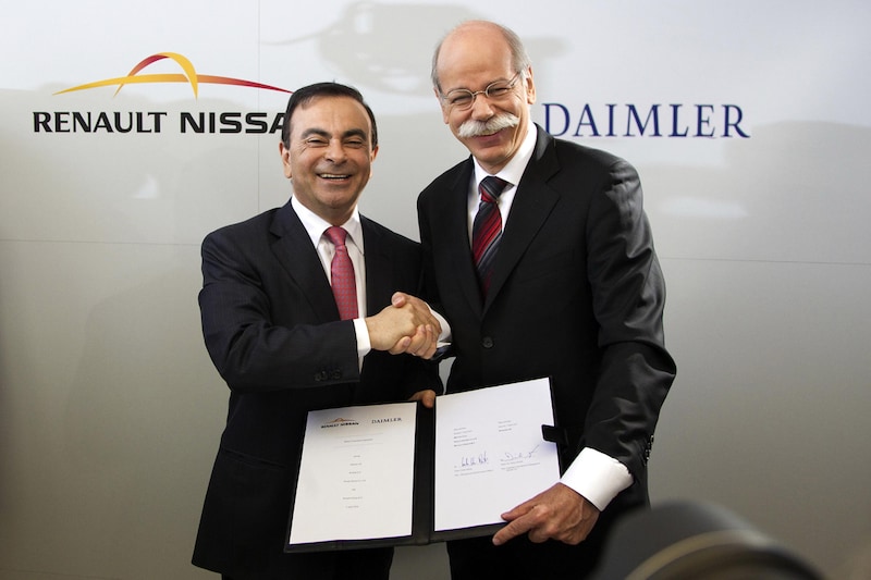 Carlos Ghosn en Dieter Zetsche