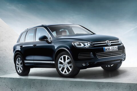 Actiemodelletje voor 10-jarig Touareg jubileum