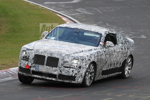 Rolls-Royce knalt coupé-prototype over de Ring