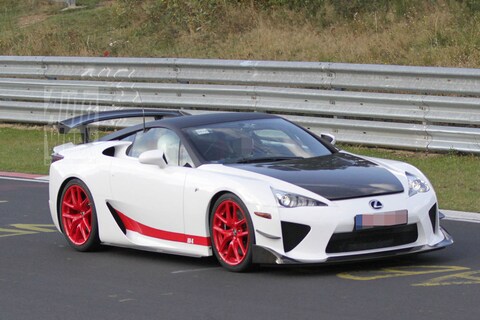 Speciale Lexus LFA schiet over de Ring