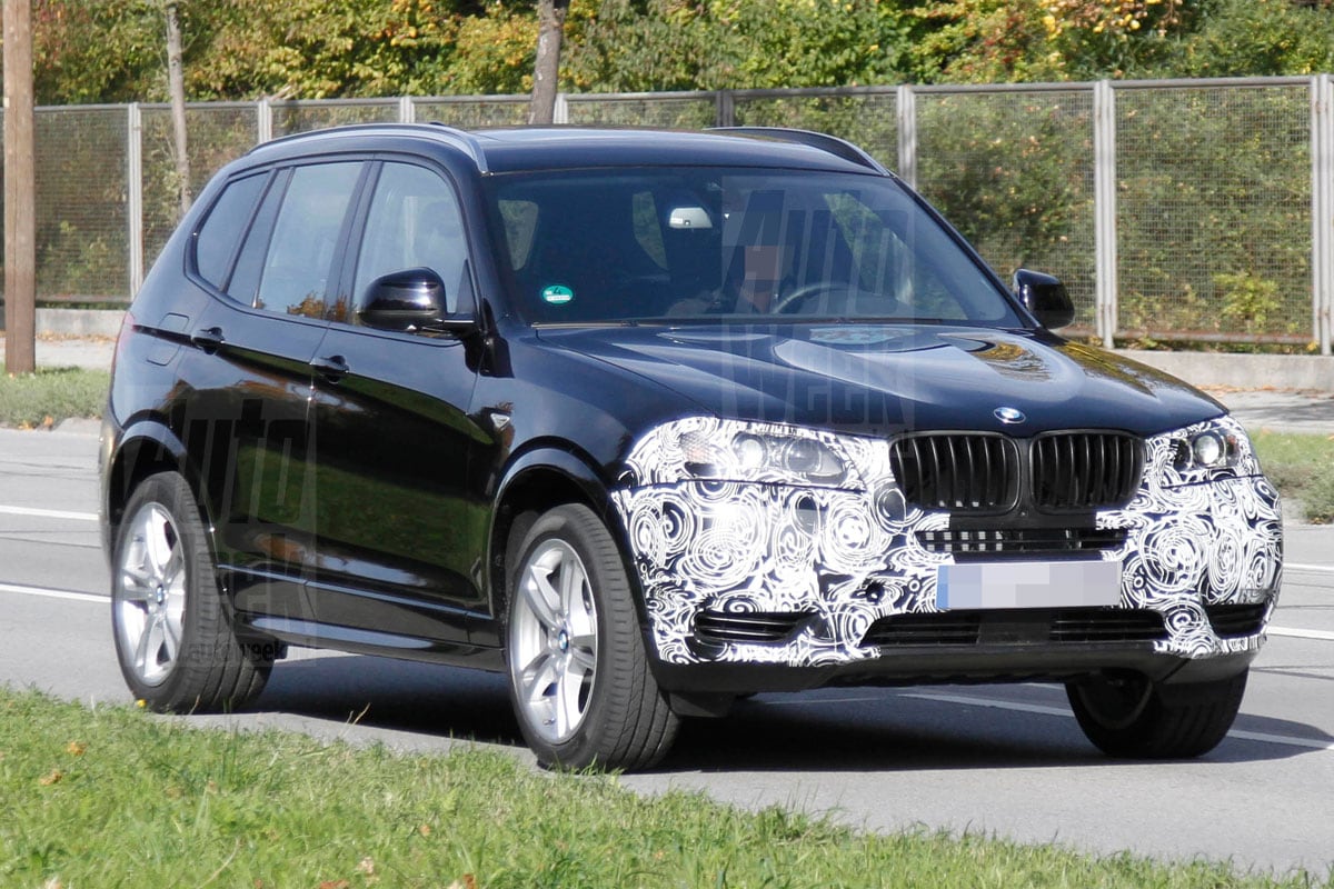 BMW X3 facelift