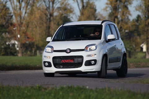 Fiat Panda naar de sportschool van Novitec