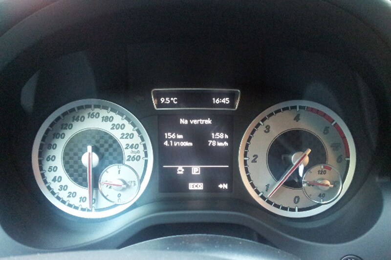 Verbruiksmeter Mercedes A-klasse