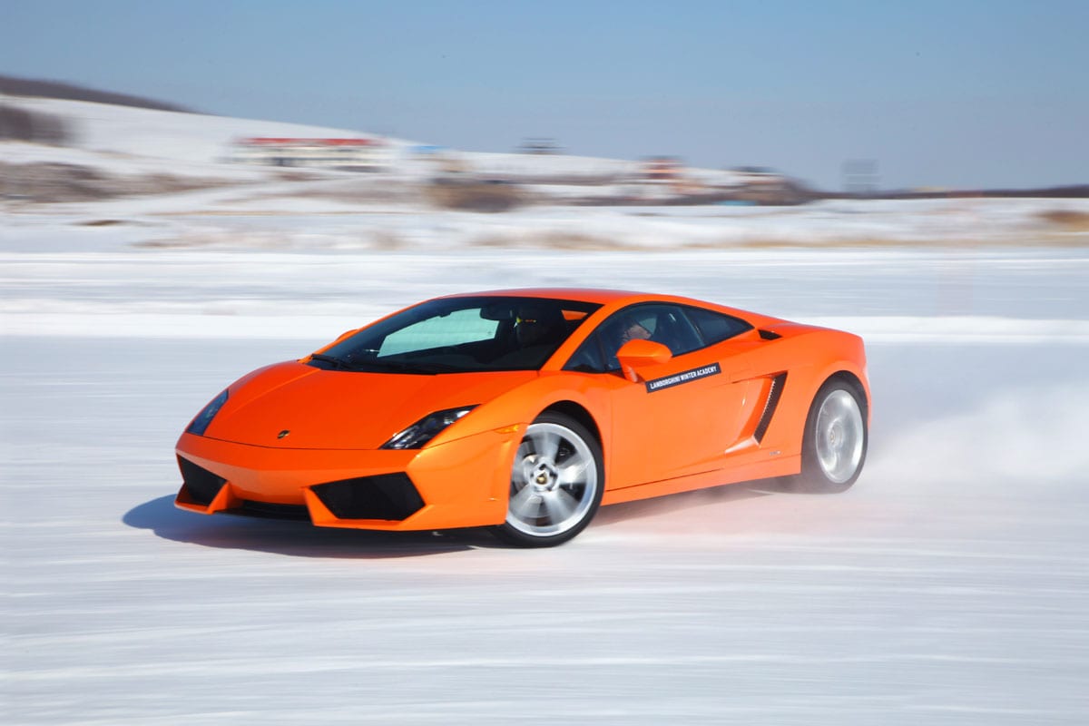 Lamborghini Gallardo Sneeuwdrift