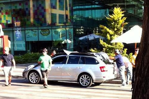 Skoda Octavia Combi gesnapt tijdens fotoshoot