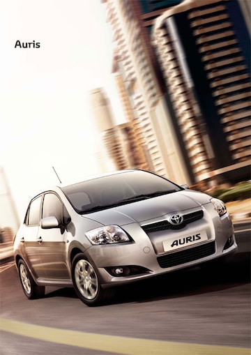 Brochure Toyota Auris