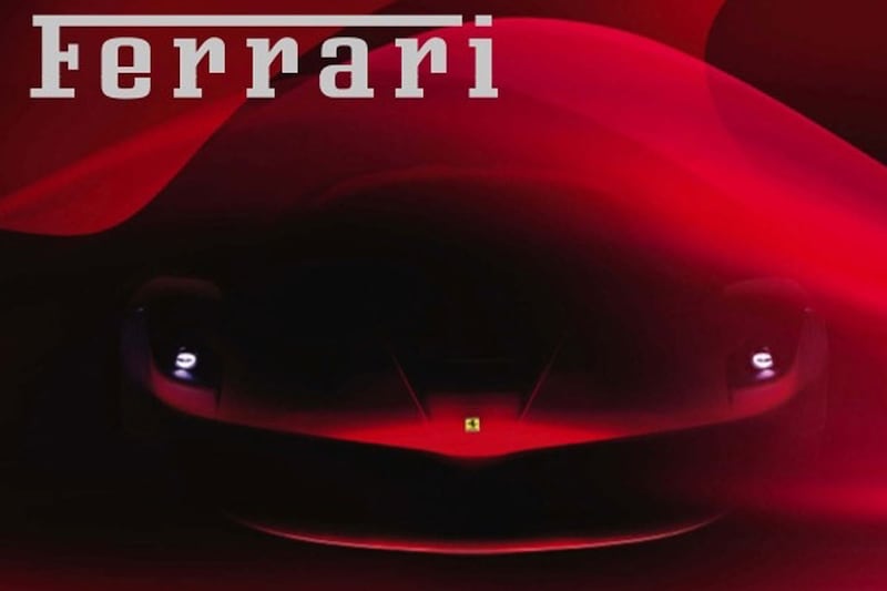 Ferrari F70 teaser