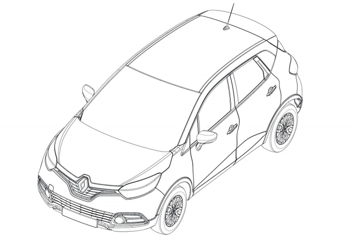 Renault Clio SUV patentschetsen