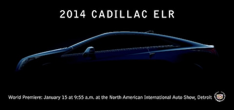 Cadillac ELR op NAIAS in Detroit