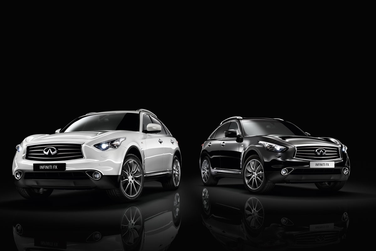 Infiniti FX Black en White Edition