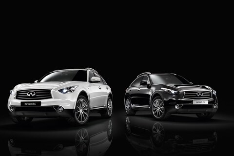 Infinti FX als Black en White Editions