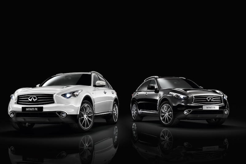 Infiniti FX Black en White Edition