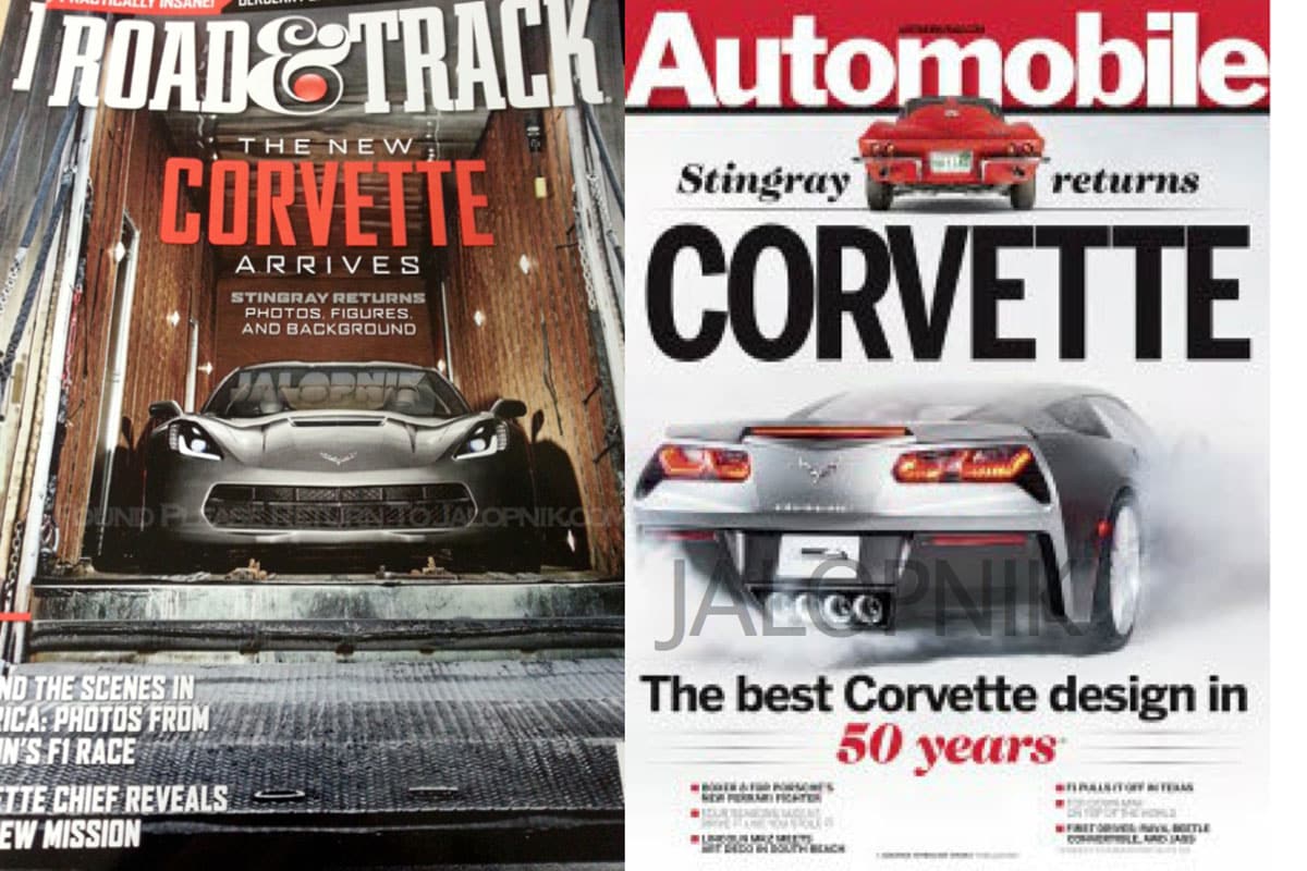 Corvette duikt op internet