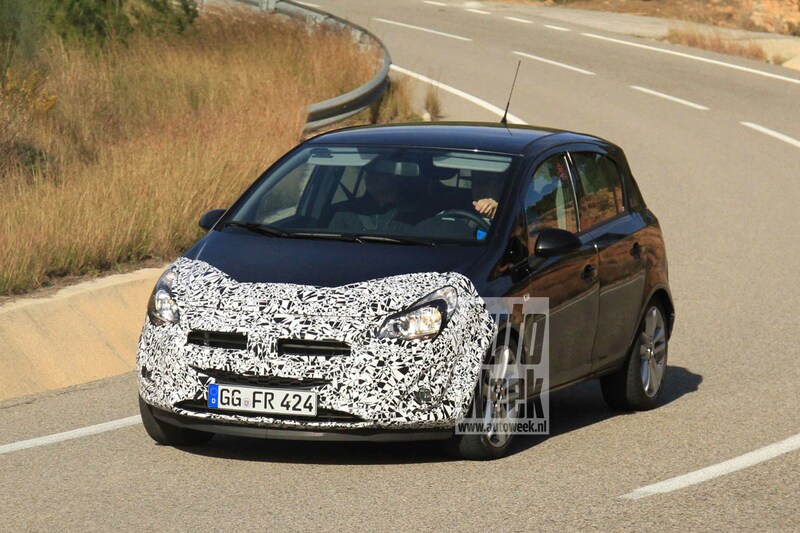 Opel Corsa Spyshots