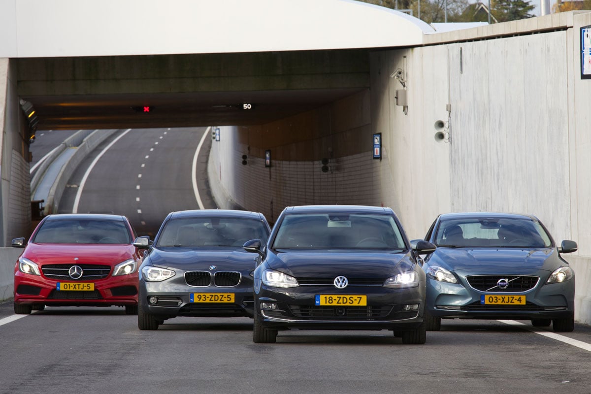 Multitest VW Golf - BMW 1 - Mercedes A - Volvo V40