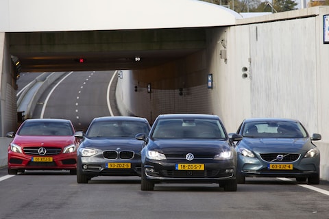 BMW 1-serie - Mercedes-Benz A-klasse - Volvo V40 - Volkswagen Golf