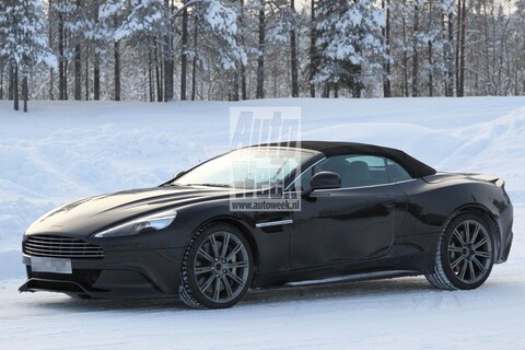 Winterkoning: Aston Martin Vanquish Volante