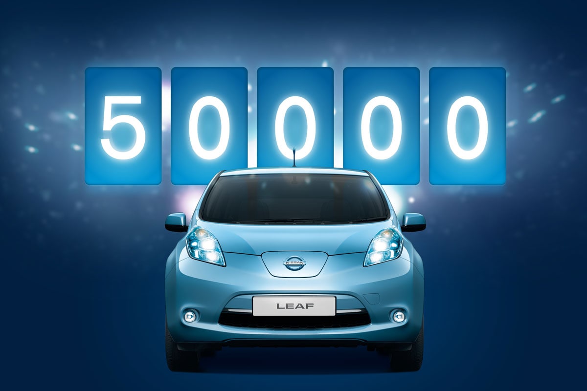 50.000 Nissan Leafs