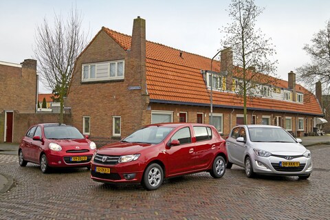 Vergelijkende Test: Nissan Micra - Dacia Sandero - Hyundai i20