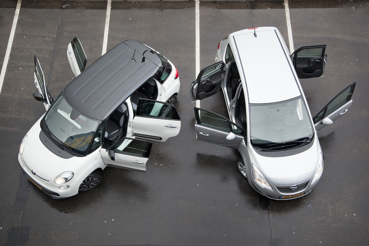 Fiat 500 L - Opel Meriva