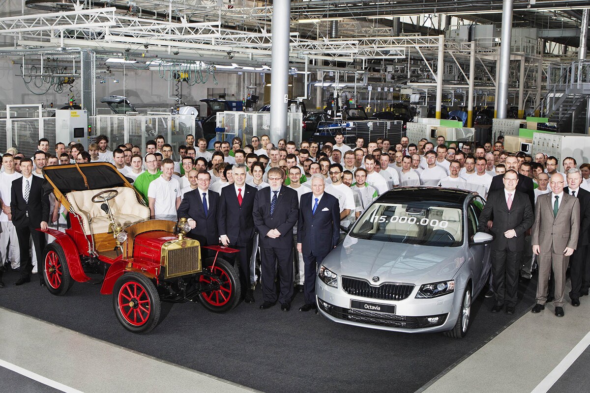 Skoda 15 miljoen auto's