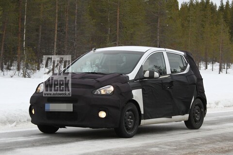 Nieuwe Hyundai i10 trotseert de sneeuw