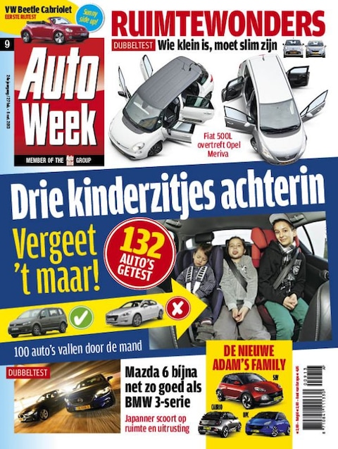 AutoWeek 9: Drie kinderzitjes op de achterbank?
