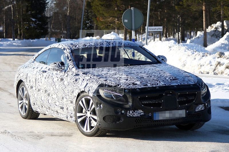 Mercedes-Benz S-klasse Coupe spionage