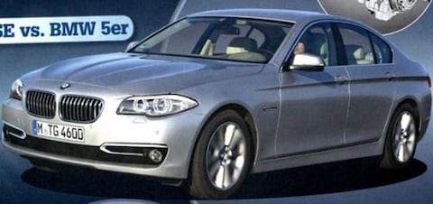 Gefacelifte BMW 5-serie duikt op