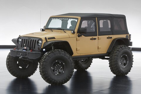 Verkleedpartijtje met de Jeep Wrangler