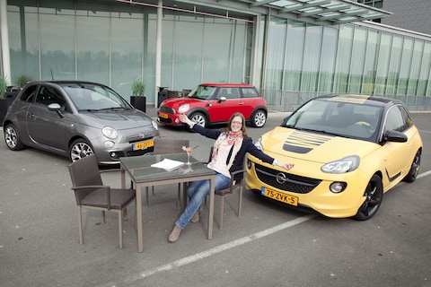Vergelijkende Test: Fiat 500 - Mini One - Opel Adam