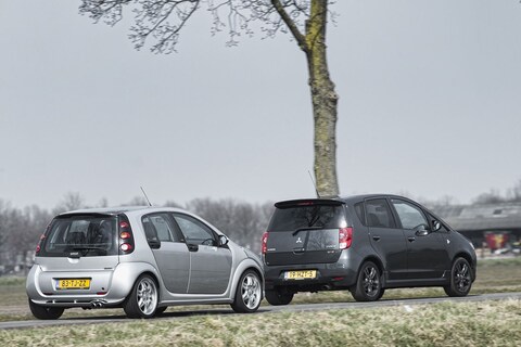 Mitsubishi Colt Ralliart - Smart Forfour Brabus