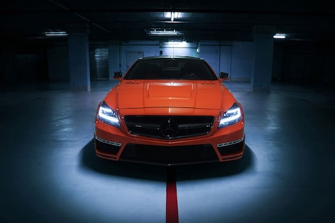 Bruut: Mercedes CLS Stealth van GSC