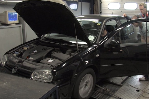 Op de rollenbank - Volkswagen Golf TDI