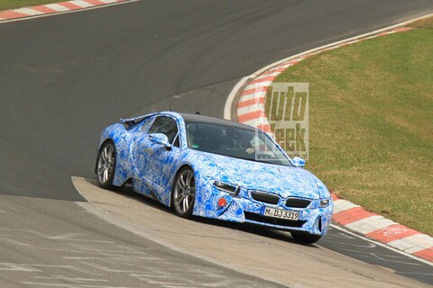 BMW i8 gesnapt op de Ring