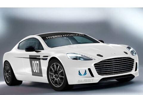 Aston Martin met waterstof-Rapide aan de racerij
