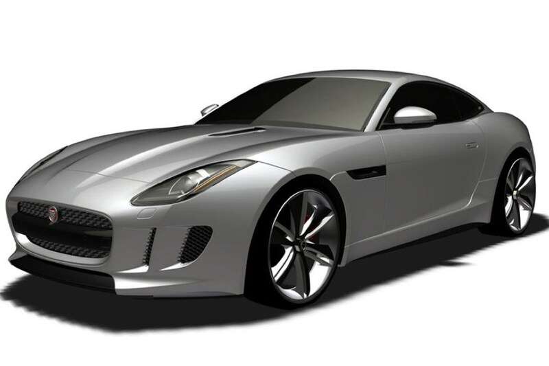 Patentschets Jaguar F-Type Coupe