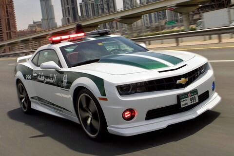 Politie Dubai stapt in Chevrolet Camaro SS