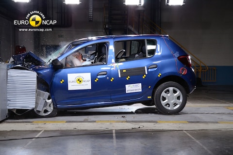 Minder sterren tijdens EuroNCAP crashtests