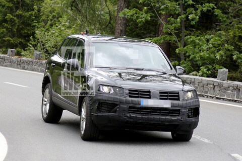 Volkswagen oefent met vernieuwde Touareg