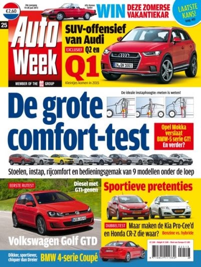 AutoWeek 25; comfort-test met 9 auto's